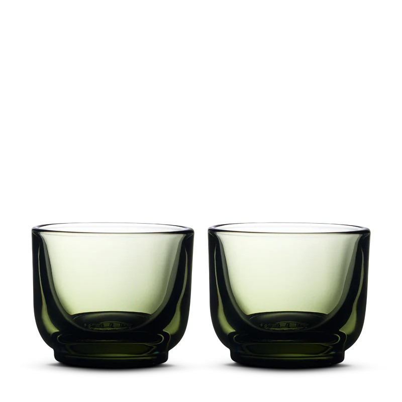 Pirch Espresso Glasses Woodland – Cortado (Set of 2)