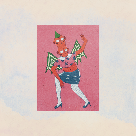 Print A5 “Bailarín Intergalactico 2”