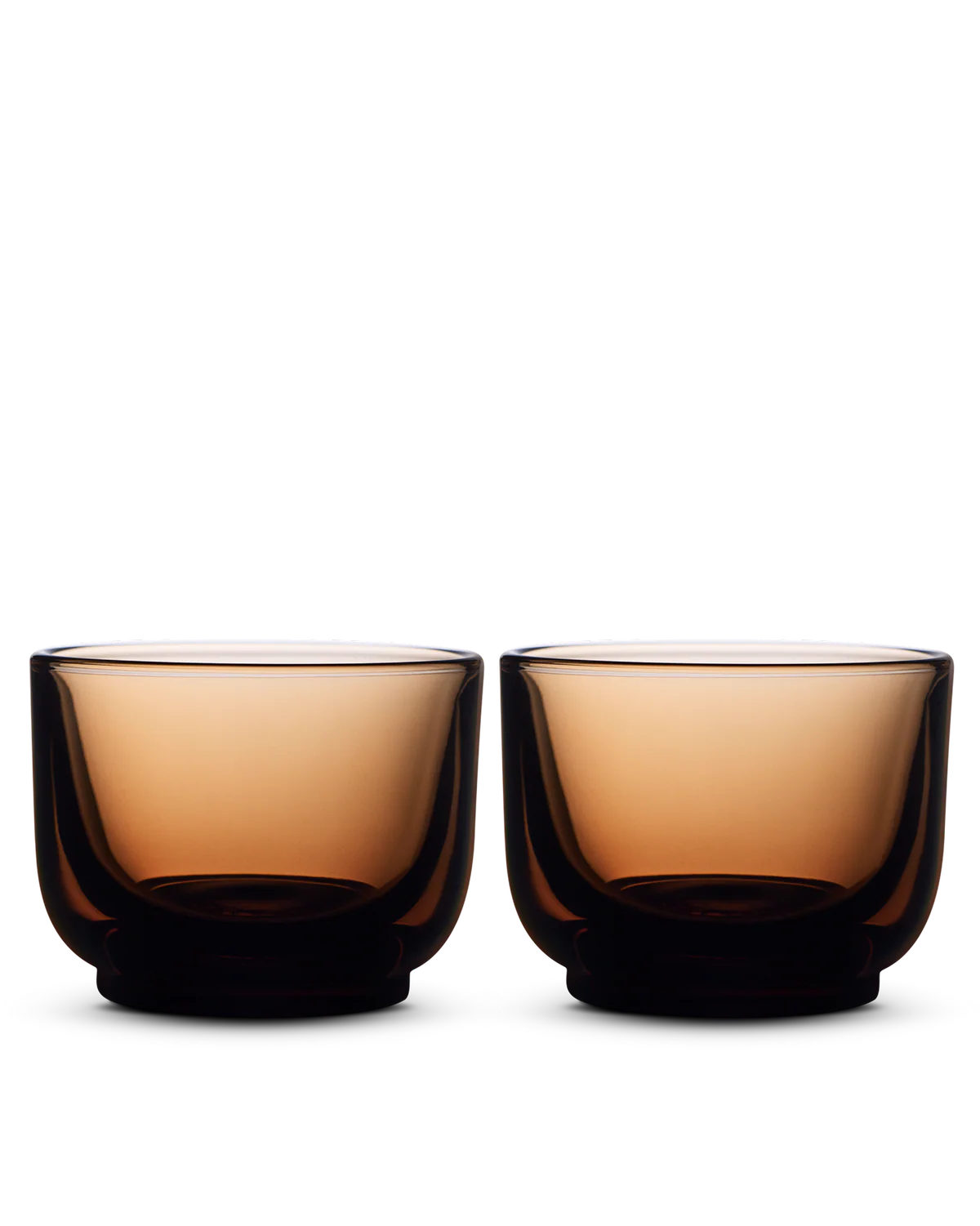 Pirch Espresso Glasses café espresso cortado vasos vidrio color ambar