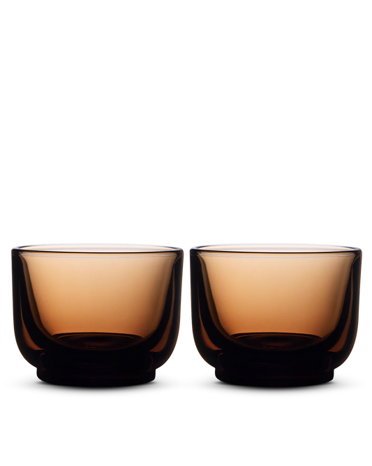Pirch Espressogläser Woodland – Schliff (2er-Set) 